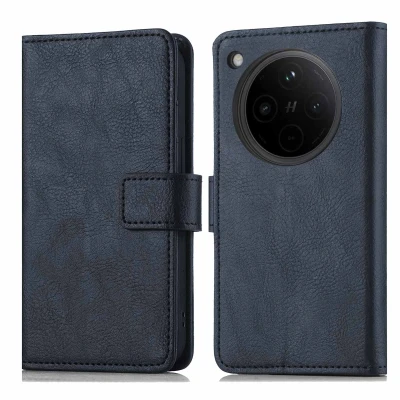 Afbeelding van imoshion Hoesje Geschikt voor Oppo Find X8 Luxe Bookcase Donkerblauw