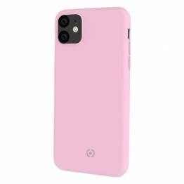 Afbeelding van Celly Feeling iPhone 11 Siliconen Hoesje, Roze.