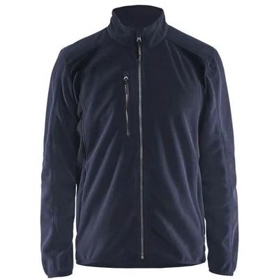 Afbeelding van Blaklader Fleecejack 4730 2510 Donker marineblauw/Zwart XL