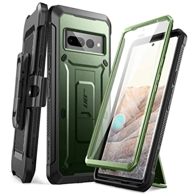 Afbeelding van SUPCASE Unicorn Beetle Pro serie hoesje voor Google Pixel 7 (release 2022), full body robuuste holsterhoes met ingebouwde schermbeschermer (Guldan)