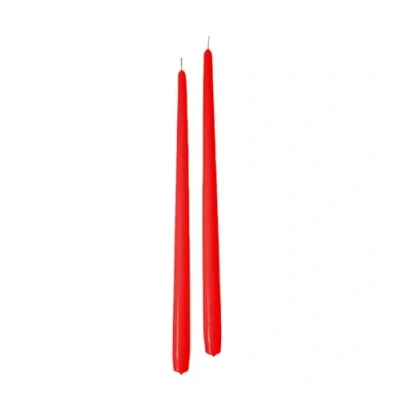 Afbeelding van Cereria di Giorgio Crystal Kaarsenhouder, was, rood, 2,2 x 40 cm, 6 stuks