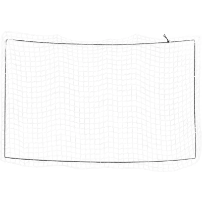 Afbeelding van vidaXL Aanhangwagennet elastisch touw 6x3,5 m polypropeen wit