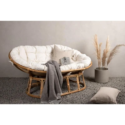 Afbeelding van Svea Johan loveseat naturel rattan Stof