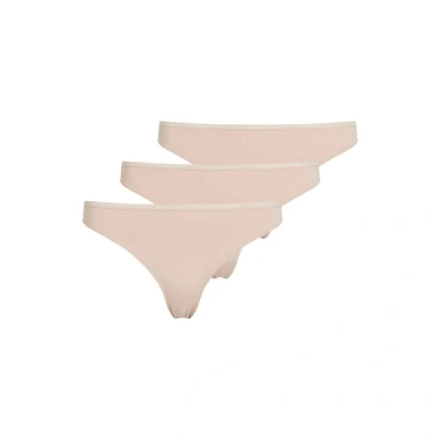 Afbeelding van Tommy Hilfiger Multi Shape Bottom 3 PACK String, Dames, Maat: 40 42, Misty blush
