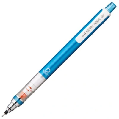 Afbeelding van Uni vulpotlood, Kuru Toga, standaardmodel 0,5 mm, blauw (M54501P.33)
