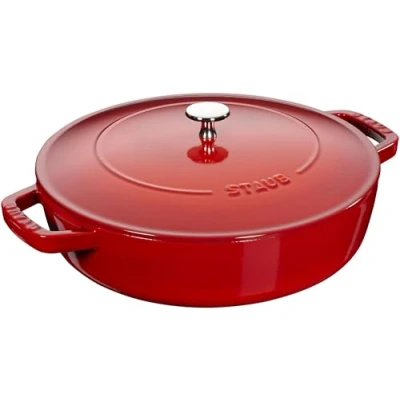 Afbeelding van Staub Hapjespan Chistera Kers ø 28 cm / 3.7 liter