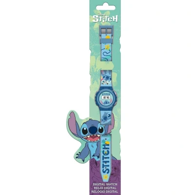Afbeelding van Disney Lilo &amp; Stitch Digitaal Horloge Blauw Accutime