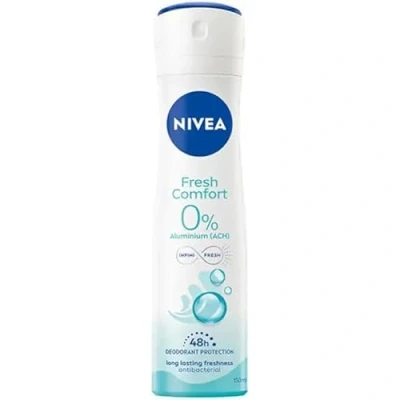 Afbeelding van NIVEA Fresh Comfort 0% Deodorant Spray Voordeelverpakking 6x150ml
