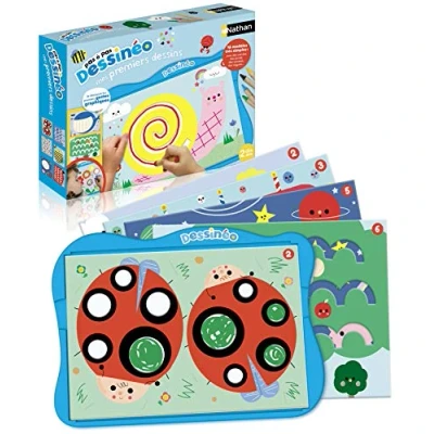 Afbeelding van Nathan Dessineo mijn eerste tekeningen leerspel educatief spel ontdek grafische gebaren voorbereiding om te schrijven vanaf 2 jaar