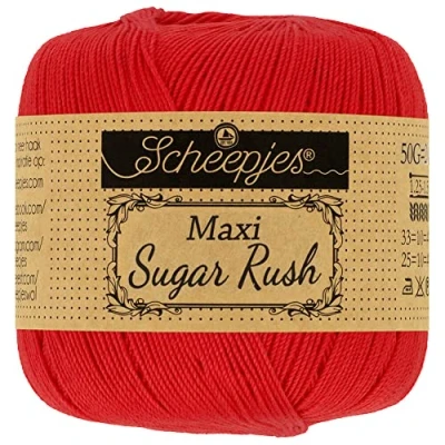Afbeelding van Scheepjes 115 Heet Rood Maxi Sugar Rush Garen 1x50g