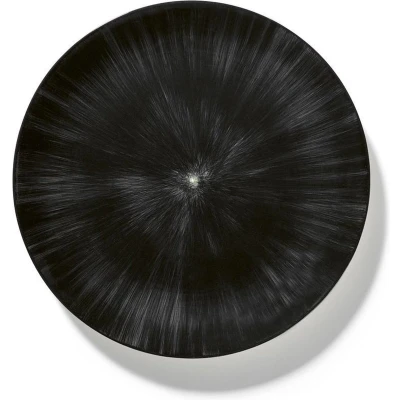 Afbeelding van Serax Dé Tableware By Ann Demeulemeester Dinerbord Ø28 White/black 6