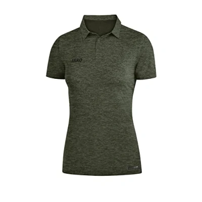 Afbeelding van JAKO Polo Premium Basics Kaki gemeleerd