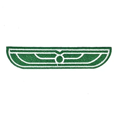 Afbeelding van Super6props Alien USCSS Nostromo Weyland Yutani Green Wings Geborduurd Ijzer Op Patch (95mm x 20mm)