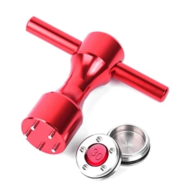 Afbeelding van Golf Putter Gewichten set, 2 stuks 25 40g Rode en Wrench Spanner Tool Voor Scotty Cameron Putters(30G)