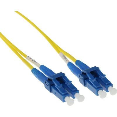 Afbeelding van ACT RL1701 Glasvezel Patchkabel Duplex LSZH Singlemode Short Boot LC/LC 9/125µm OS2 1 meter