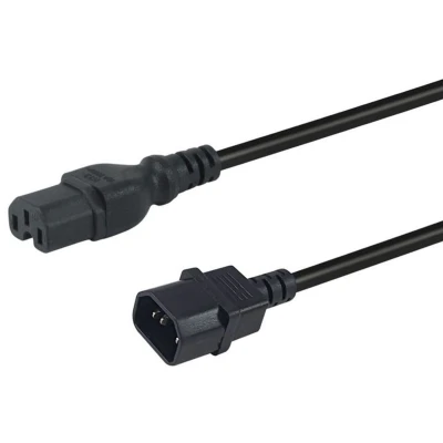Afbeelding van Equip 112170 electriciteitssnoer Zwart 1,8 m C14 stekker C15