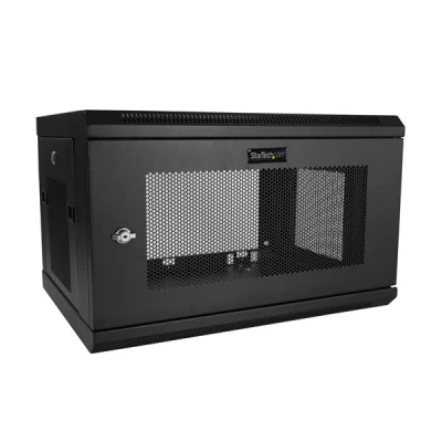 Afbeelding van StarTech.com RK616WALM Wall mounted rack 6U 90kg Zwart