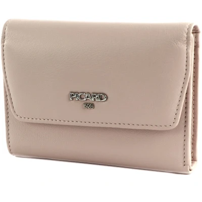 Afbeelding van PICARD Leren Portemonnee Bingo Flap Wallet Rosequartz Oud roze
