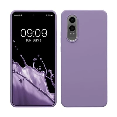 Afbeelding van kwmobile telefoonhoesje geschikt voor OnePlus Nord CE 4 Lite 5G Hoesje met siliconen coating Smartphone case in violet lila