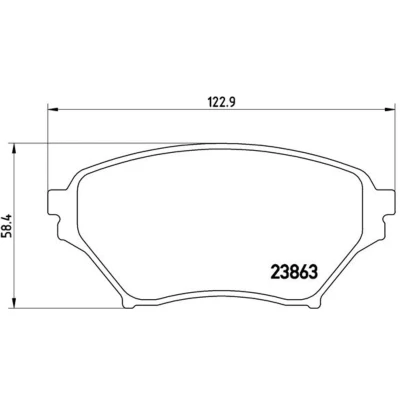 Afbeelding van Brembo Remblokset P 49 029
