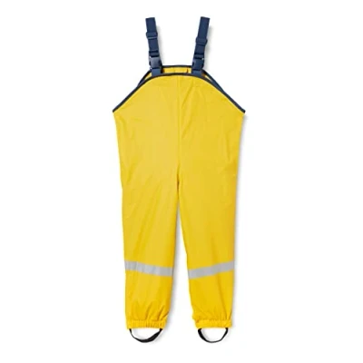 Afbeelding van Playshoes Uniseks regenbroek voor kinderen, modderbroek met textielvoering, regenbroek, geel, 86 cm