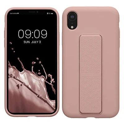 Afbeelding van kwmobile back cover voor smartphone Compatibel met Apple iPhone XR 1x beschermhoesje van kunststof In oudroze