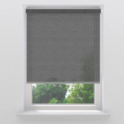 Afbeelding van Rolgordijn woven screen Smart Anthracite 60x190cm (Grijs)