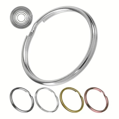 Afbeelding van Stevige sleutelringen met Ø 30 mm, 24 stuks, van gehard staal, zwart, sleutelringen, sleutelhangers, sleutelorganizer voor autosleutels, huisdeursleutels, O ringen, rond