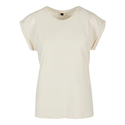 Afbeelding van Damesshirt met ronde hals en omgeslagen mouw Sand 4XL