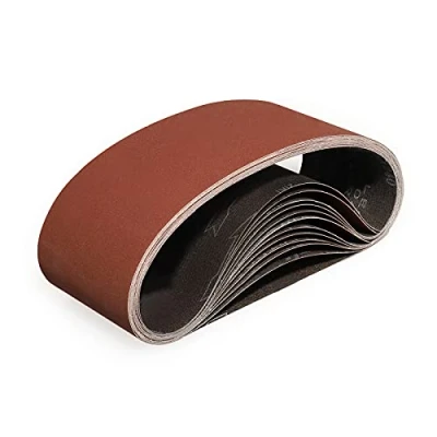 Afbeelding van Sruhrak 100 X 610 MM Schuurbanden, Korrel 400, Schuurband voor het Slijpen Polijsten en Ontroesten, Geschikt Bandschuurmachine 610X100(12 Stuks)