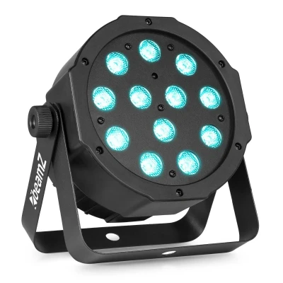Afbeelding van BeamZ SlimPar37 LED par met 12x 4W RGBW LED&#039;s en DMX Incl.