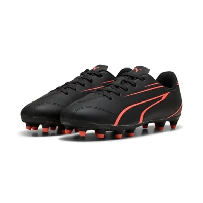 Afbeelding van PUMA Amerikaanse voetbalschoen voor jongens, 32 EU, Zwart, 20.0 cm