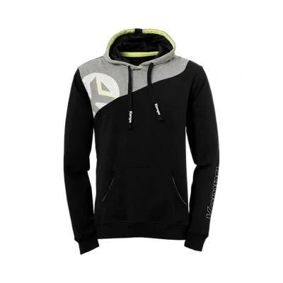 Afbeelding van Kempa Core 2.0 Hoody Zwart Donker Grijs Melange Maat L