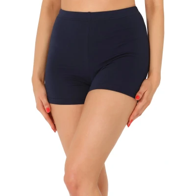 Afbeelding van Merry Style MS MS10 391 LE Dames Leggings Sport Vrijetijdsbroek Hotpants Shorts Boxershorts Kort Viscose Marineblauw XS