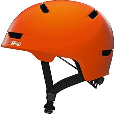 Afbeelding van ABUS Scraper 3.0 Stadshelm Stevige Fietshelm Voor Stadsverkeer Dames en Heren Oranje, Maat L