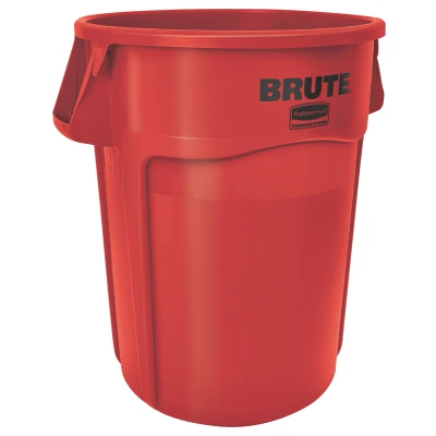 Afbeelding van Ronde Brute Utility container 166,5 ltr, Rubbermaid, model: VB 002643 60, rood