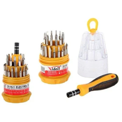 Afbeelding van Precisie schroevendraaier met oa Torx bitjes 31 stuks magneet