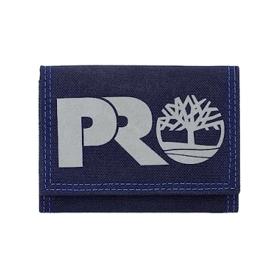 Afbeelding van Timberland PRO Heren Cordura Nylon RFID Trifold Portemonnee met ID Venster, Navy (Reflectief), 11,4 x 2,5 7,6 cm, Venster