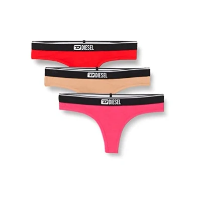 Afbeelding van Diesel Ufst Starsey Threepack string (3 pack) voor dames, E6465 0ldac, XXS