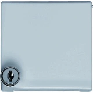Afbeelding van Abb busch jaeger 2118 gksl 34 verloop centr pl met klapdeksel en slot voor bosch duro 2000 si reflex spatwaterdicht ip44 aw 2cka001710a1951