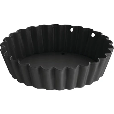 Afbeelding van Vogue mini anti kleef quichevormen met losse bodem 8cm (3 stuks)