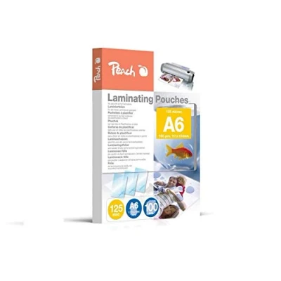 Afbeelding van Peach PP525 04 Lamineerfolie DIN A6, 125 mic, 100 stuks