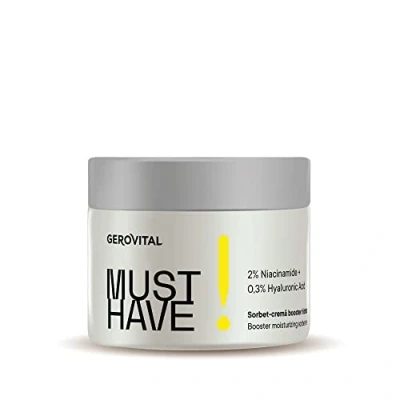 Afbeelding van Gerovital MUST HAVE Booster hydraterende sorbet crème met Niacinamide en Hyaluronzuur 50ml dagcreme voor vrouwen , gezichtsverzorging