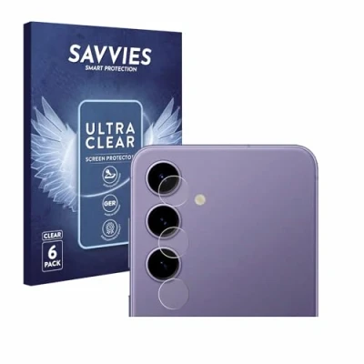 Afbeelding van Savvies Screenprotector voor Samsung Galaxy S24 Enterprise Edition (ALLEEN Camera Lens) Folie Beschermfolie transparant (6 Stuks)