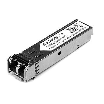 Afbeelding van StarTech.com Cisco compatibele gigabit glasvezel SFP zendontvangermodule MM LC 550 m (Mini GBIC)