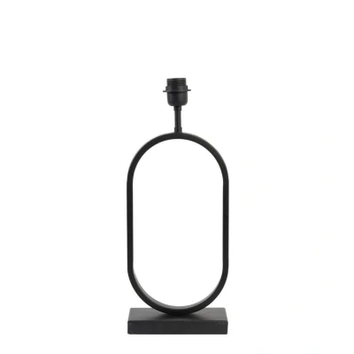 Afbeelding van Lampvoet Jamiri Zwart 20x10x45cm