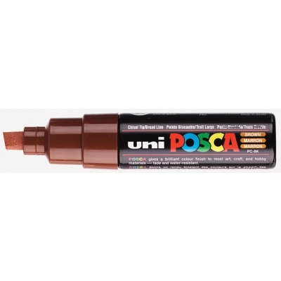 Afbeelding van uni ball Paint Marker op waterbasis Posca PC 8K bruin 6 stuks