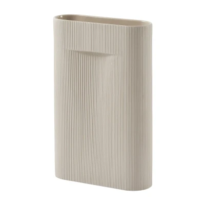 Afbeelding van Muuto Ridge vaas 48,5 cm Beige