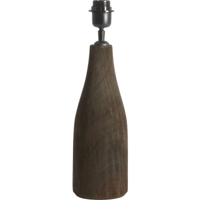 Afbeelding van Light&amp;living Lampvoet Ø13x32 cm TRAPINO hout mat donker bruin
