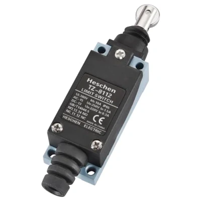 Afbeelding van Heschen Eindschakelaar TZ 8112 Parallelle Roller Plunger Ingesloten NO + NC Momentary 380 VAC 10A